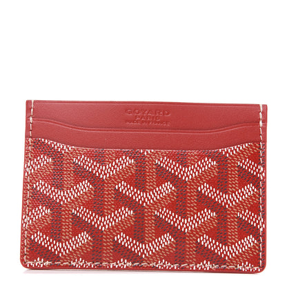 Goyard Goyardine Saint Sulpice Card Holder Red 1 of 6