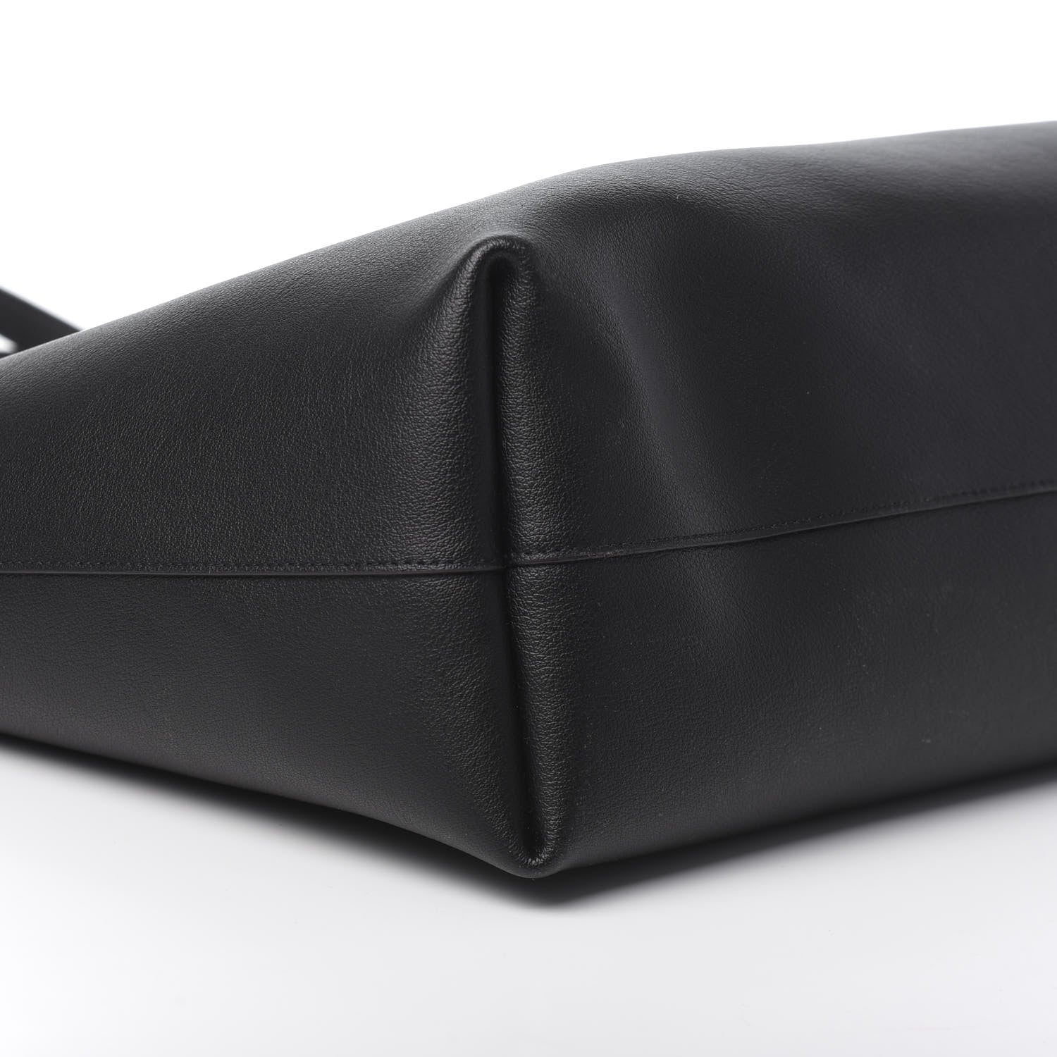 Saint Laurent Calfskin Large Shopping Tote Black 8 of 9