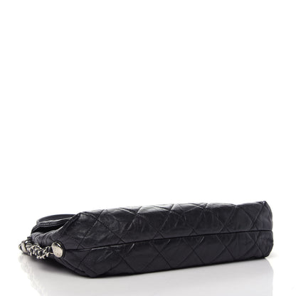 Chanel Crackled Aged Calfskin Big Bang Flap Black 4 of 9