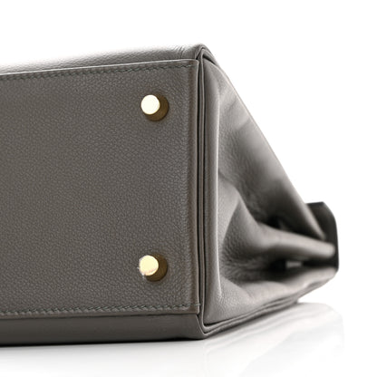 Hermes Evercolor Kelly Retourne 28 Vert De Gris 9 of 12
