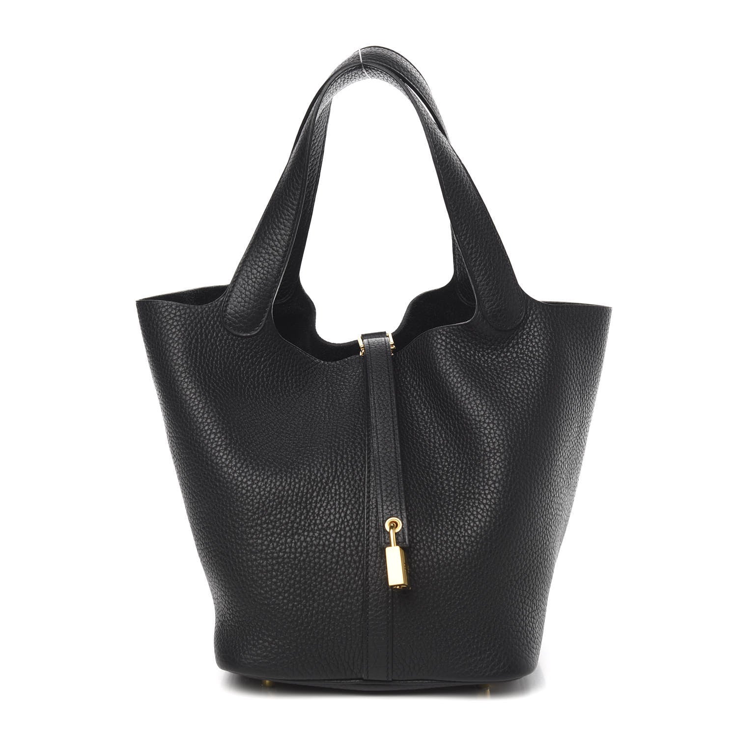 Hermes Taurillon Clemence Picotin Lock 18 PM Black 1 of 11
