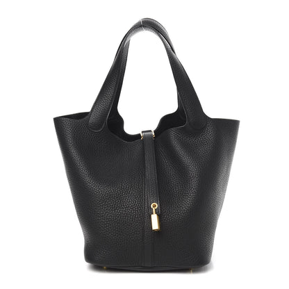 Hermes Taurillon Clemence Picotin Lock 18 PM Black 1 of 11