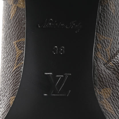 Louis Vuitton Patent Calfskin Monogram Star Trail Ankle Boots 38 Black 7 of 7
