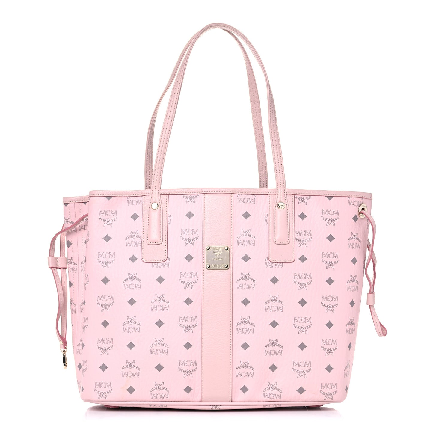 Visetos Medium Liz Reversible Shopper Tote Powder Pink