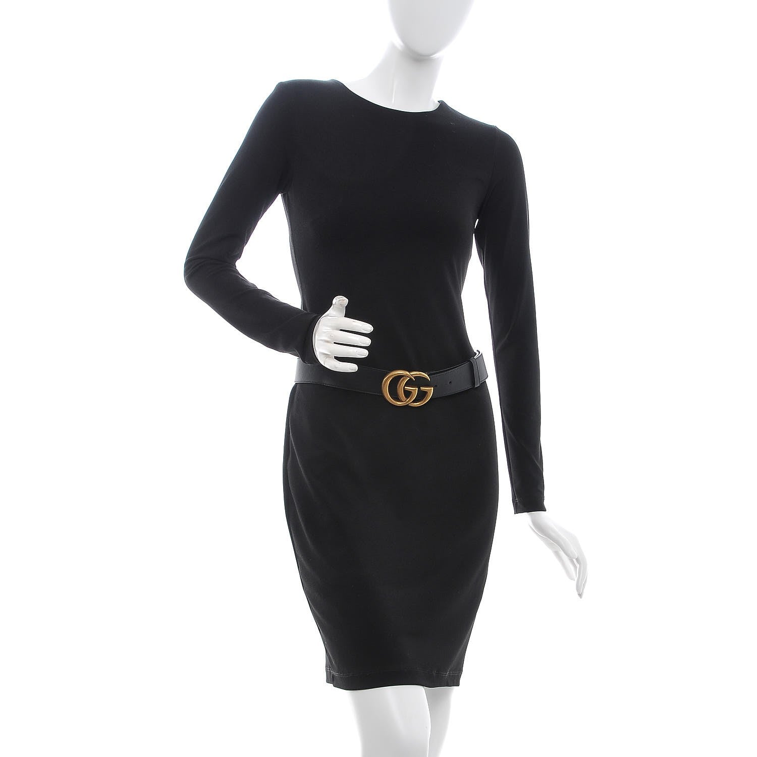 Gucci Calfskin Double G 40mm Belt 90 36 Black 2 of 6