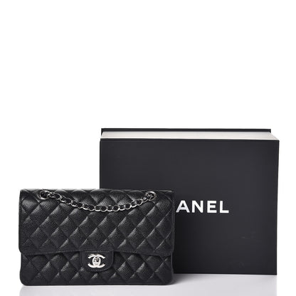 Chanel Caviar Quilted Medium Double Flap Black 12 of 12