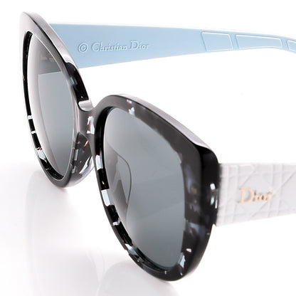 Christian Dior Resin Cannage Dior Lady 1R Sunglasses Havana White Blue 5 of 9