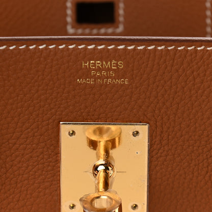 Hermes Togo Birkin 30 Gold 5 of 10