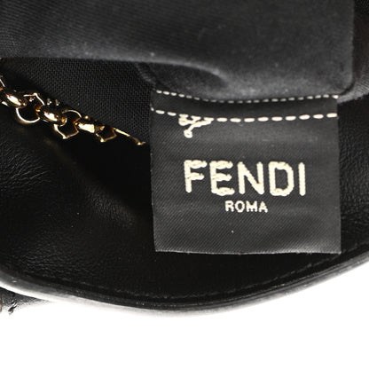 Fendi Vitello Grace King Karligraphy Chain Bucket Bag Black Bisquit 7 of 12