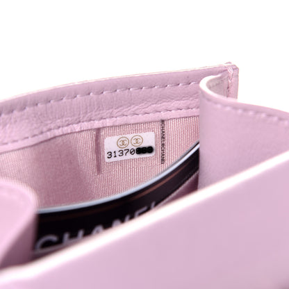Chanel Lambskin Quilted Mini Trendy CC Clutch With Chain Light Pink 7 of 10