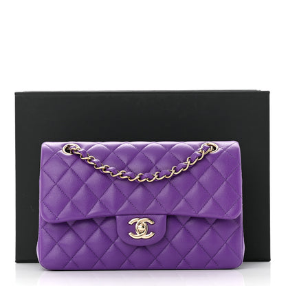 Chanel Caviar Quilted Small Double Flap Dark Purple 11 of 11