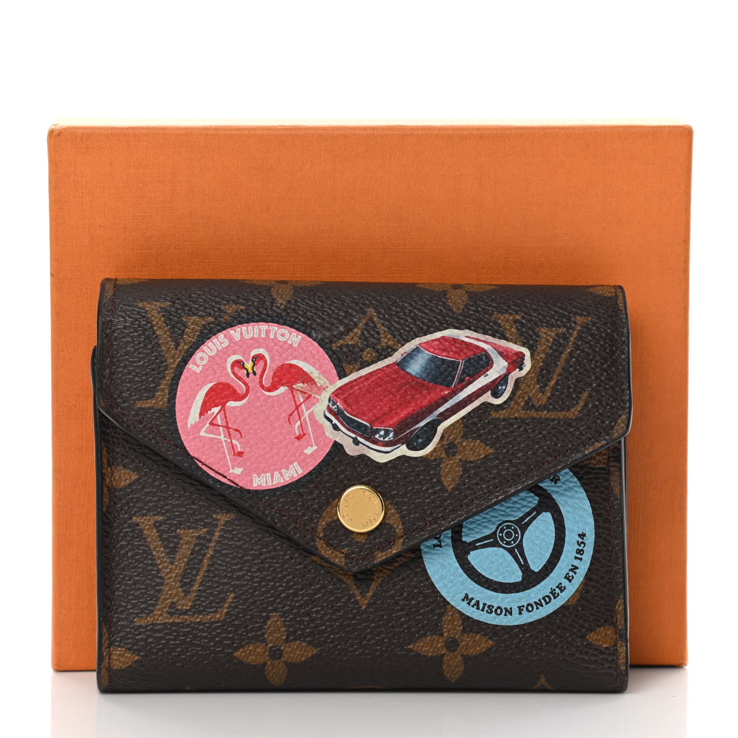 Louis Vuitton Monogram World Tour Victorine Wallet 11 of 11