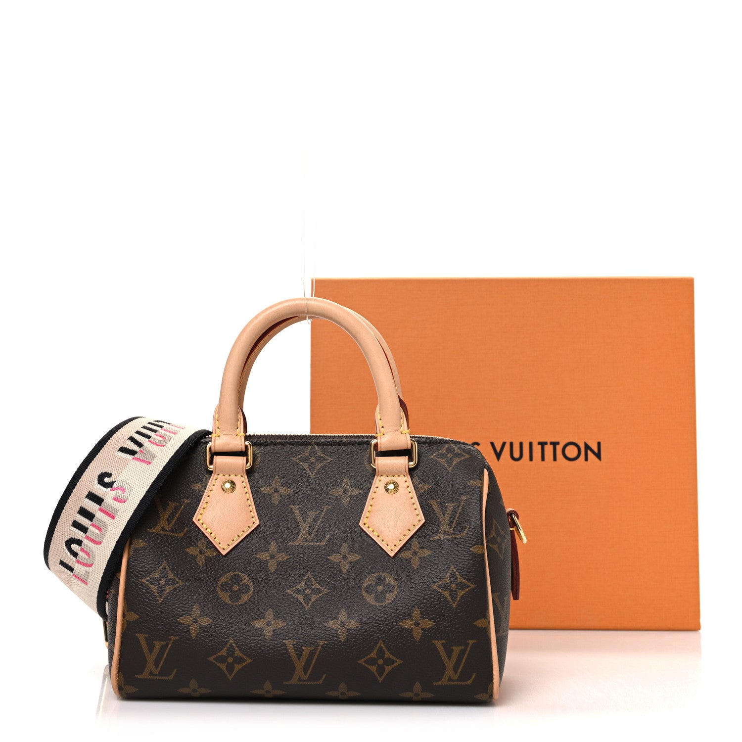 Louis Vuitton Monogram Speedy Bandouliere 20 Black 9 of 9