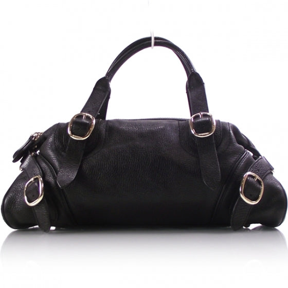 Burberry Leather Bowler Tote Black 1 of 12