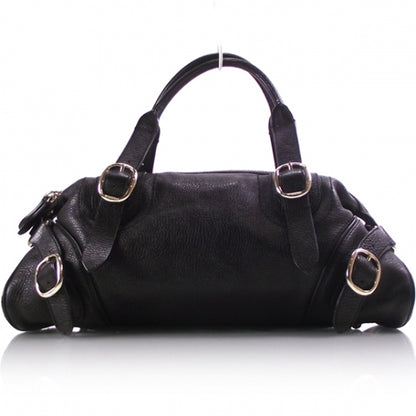 Burberry Leather Bowler Tote Black 1 of 12
