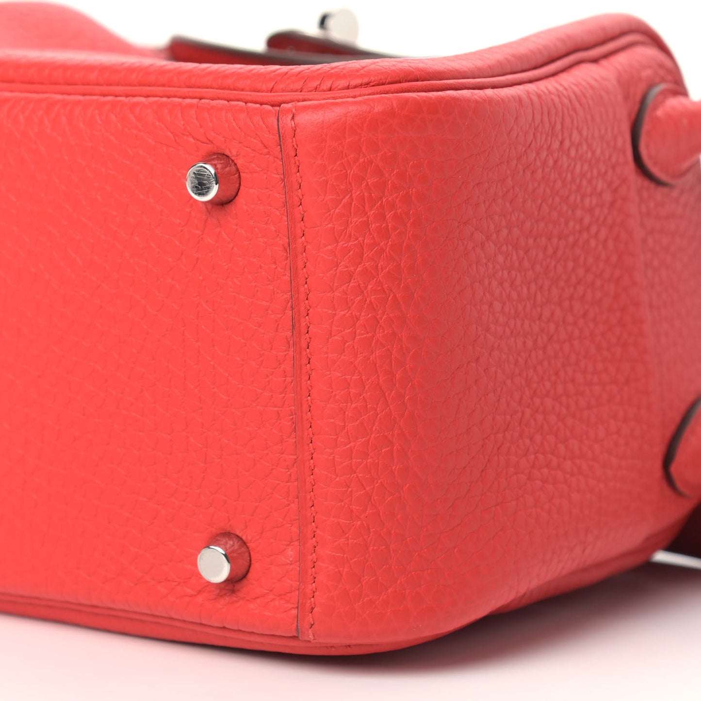 Taurillon Clemence Mini Lindy 20 Rouge Tomate