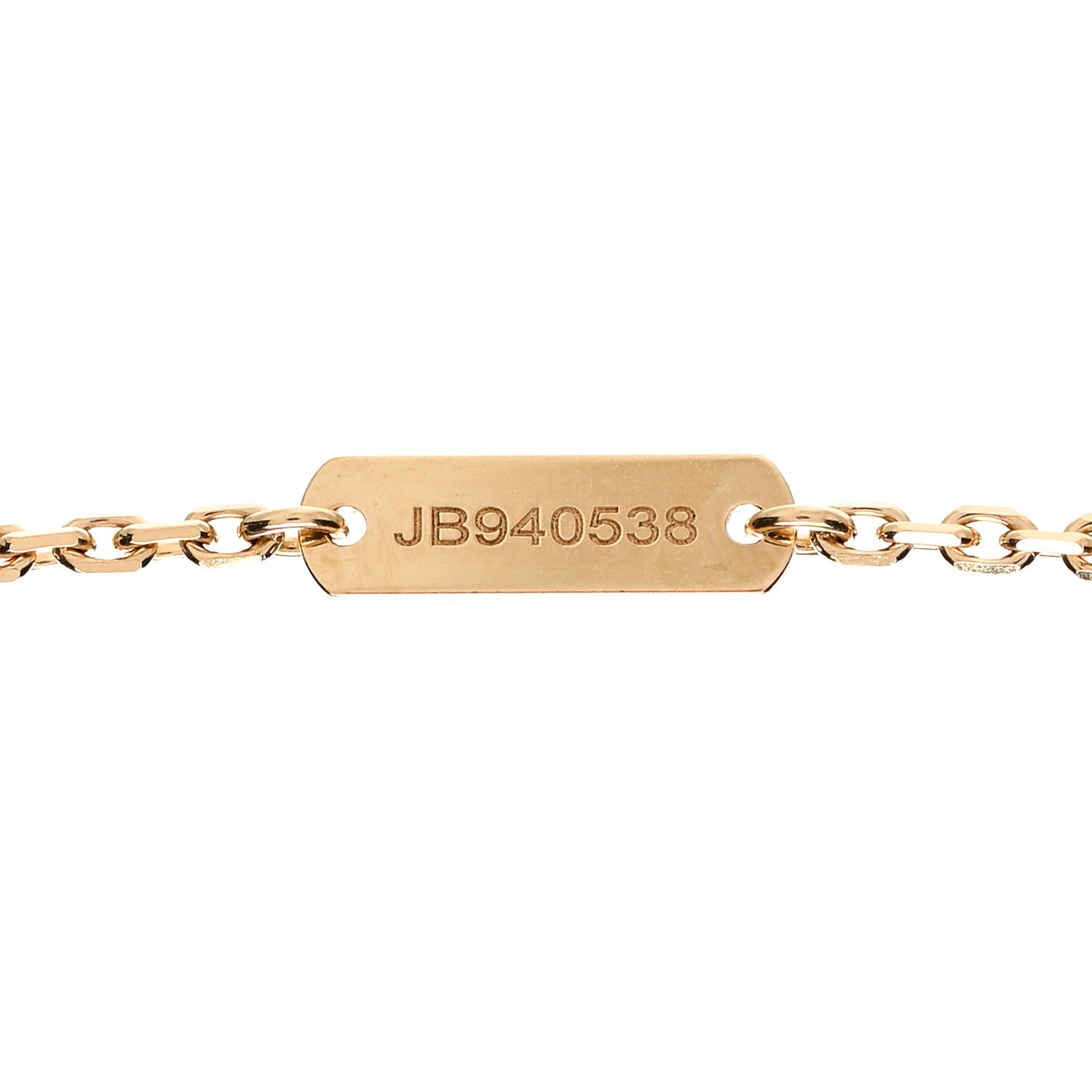 Van Cleef & Arpels 18K Yellow Gold Mother of Pearl Vintage Alhambra Pendant Necklace 6 of 6