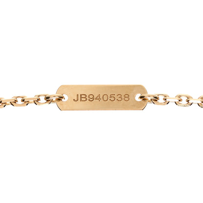 Van Cleef & Arpels 18K Yellow Gold Mother of Pearl Vintage Alhambra Pendant Necklace 6 of 6