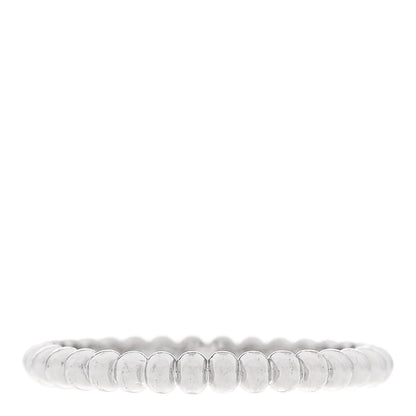 Van Cleef & Arpels 18K White Gold Small Perlee Ring 49 5 1 of 5