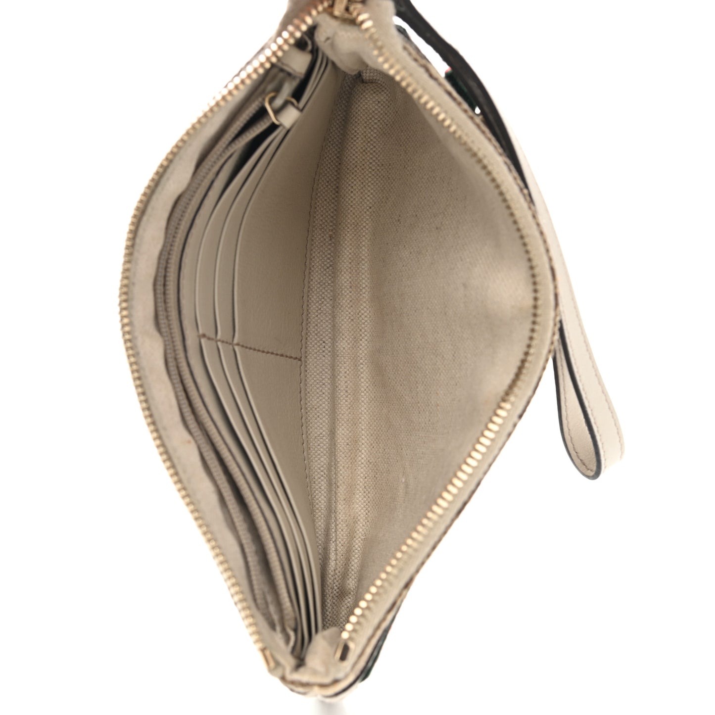Monogram Mayfair Wristlet Off White