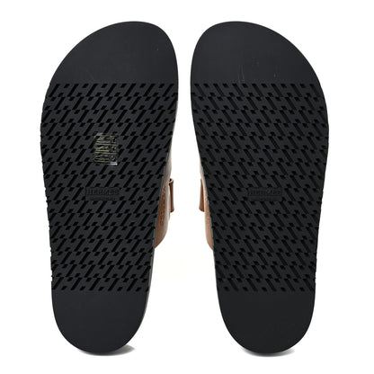 Hermes Calfskin Womens Chypre Sandals 40 Gold 6 of 9