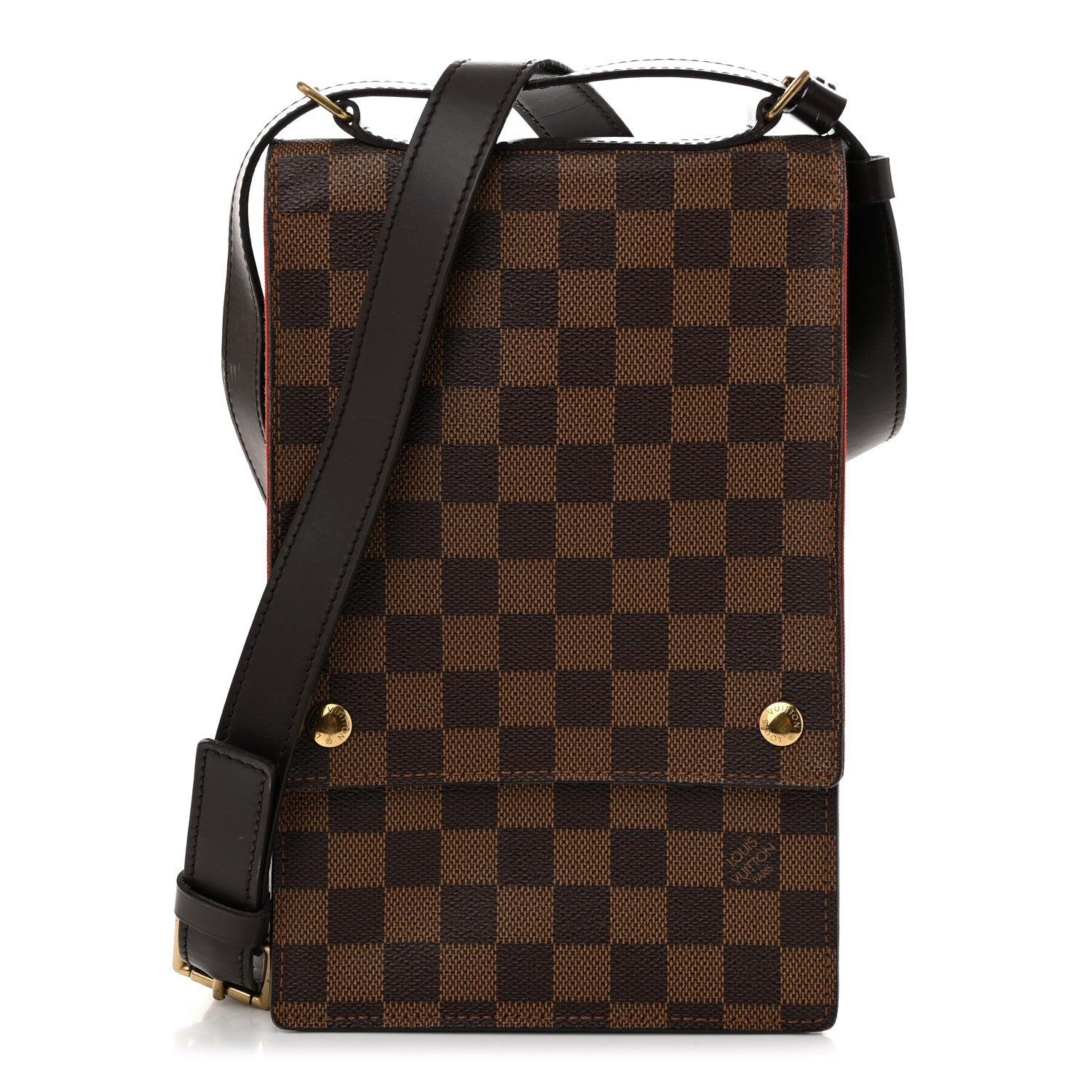Louis Vuitton Damier Ebene Portobello Travel Shoulder Bag 1 of 10