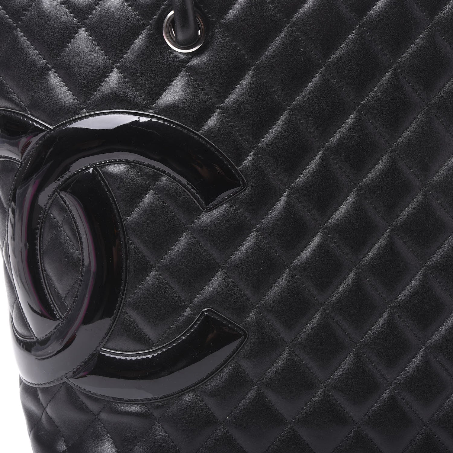 Chanel Calfskin Quilted Large Cambon Tote Black 10 of 14