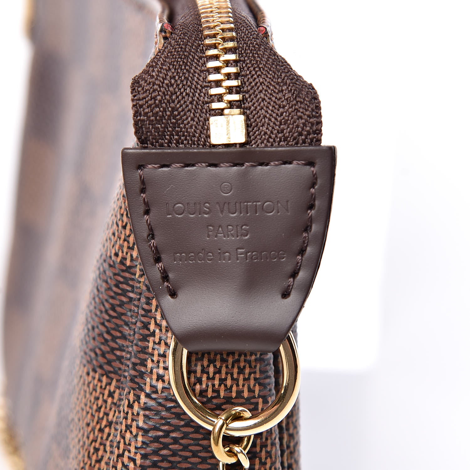 Louis Vuitton Damier Ebene Mini Pochette Accessories 6 of 9