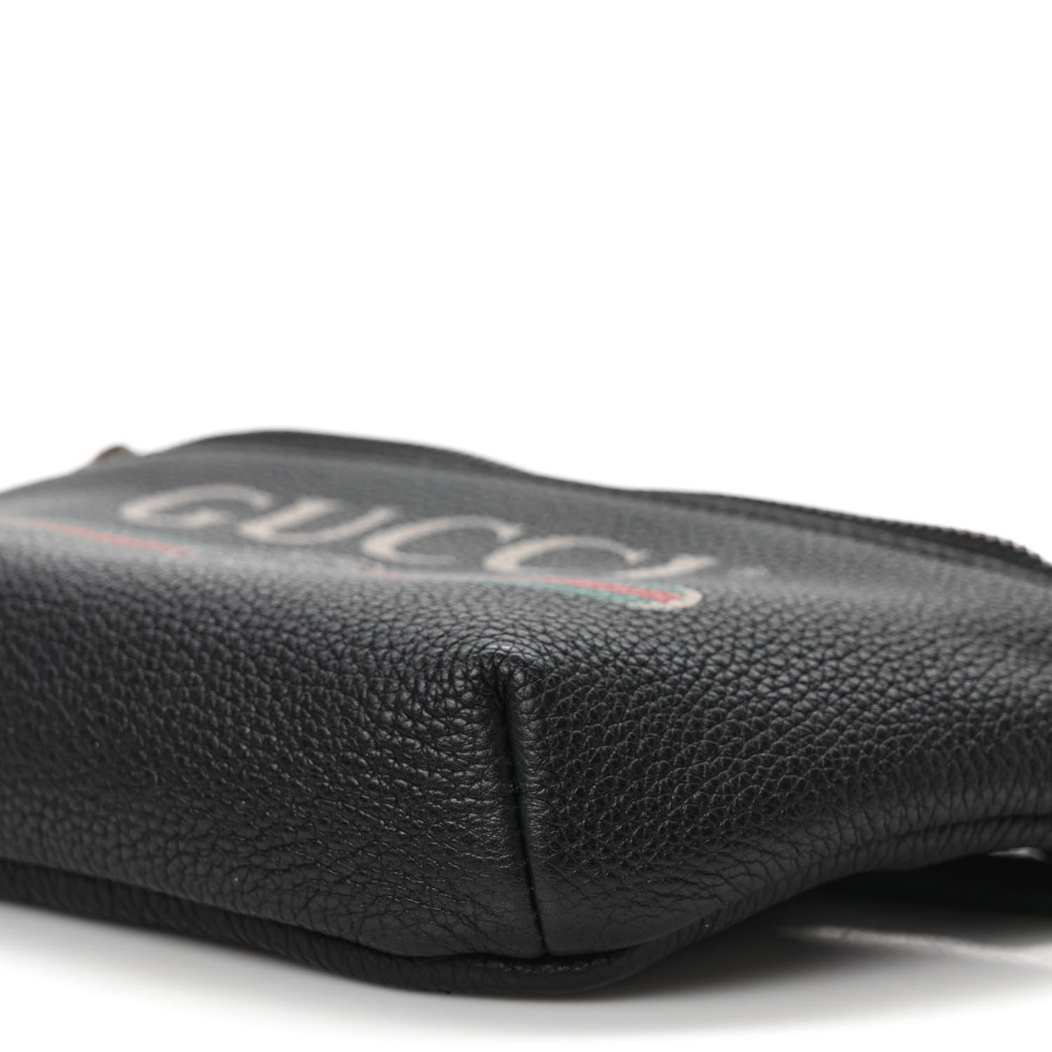 Gucci Grained Calfskin Small Logo Belt Bag Black 9 of 9