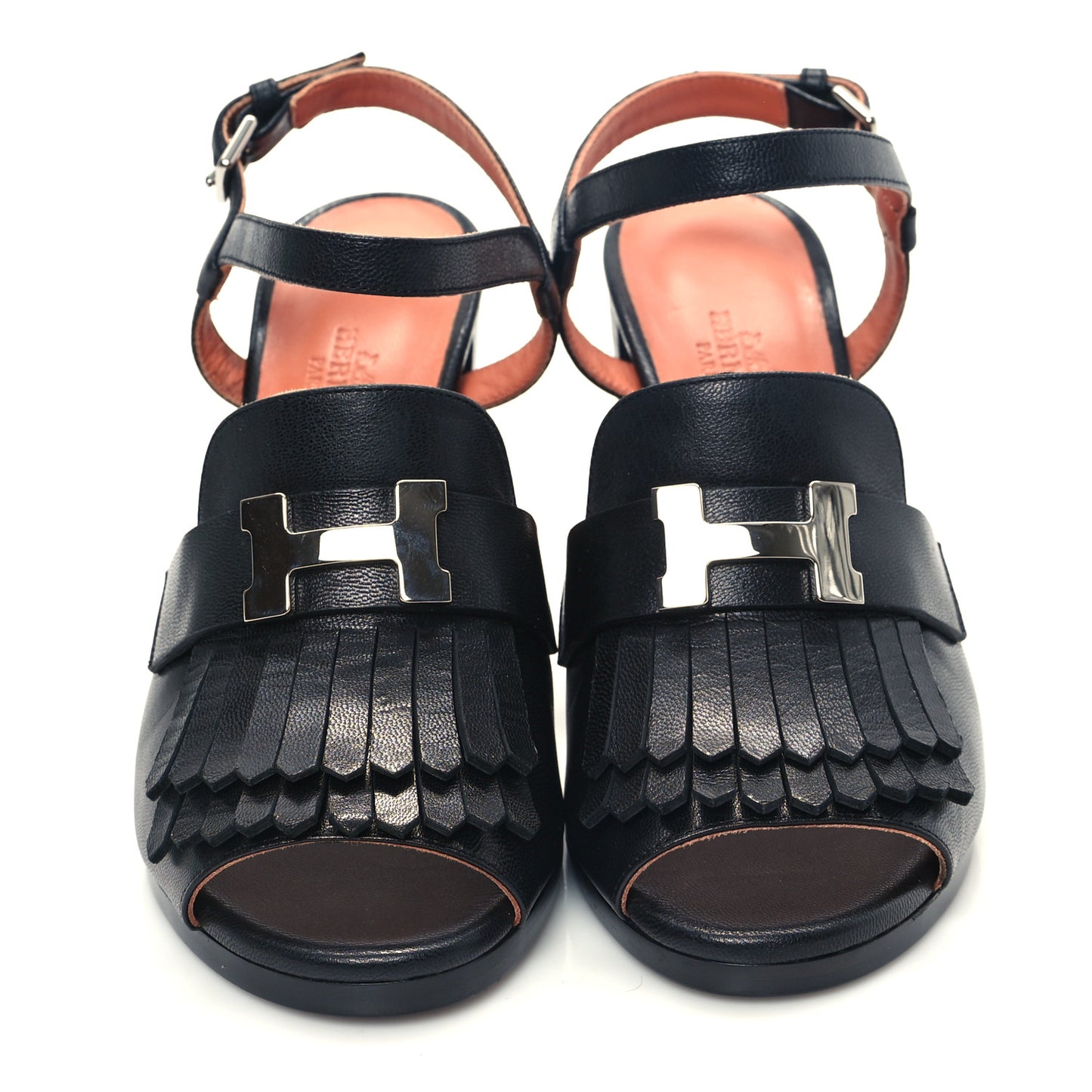 Goatskin Alesia Sandals 37 Black