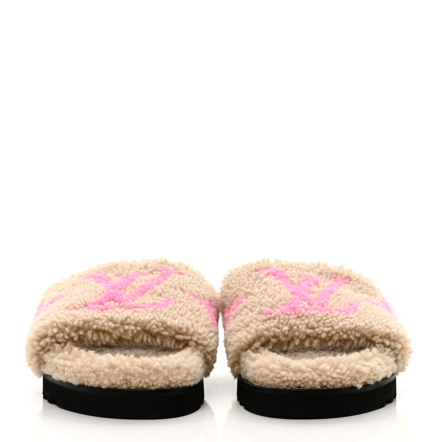 Shearling Paseo Flat Comfort Mule 39 Beige