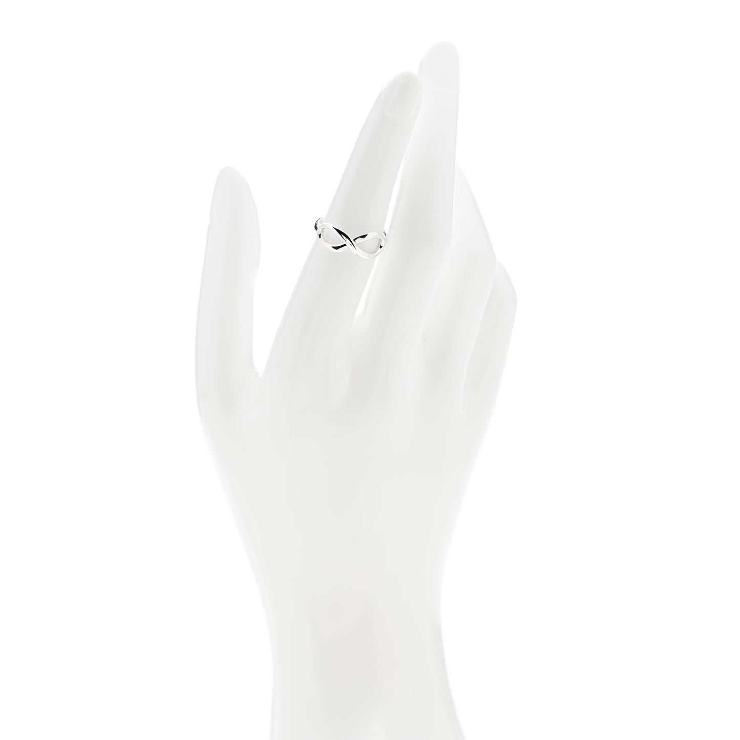 Sterling Silver Infinity Ring 52 6