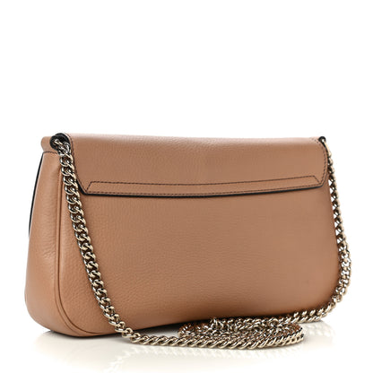 Gucci Pebbled Calfskin Medium Soho Flap Crossbody Camelia 3 of 12
