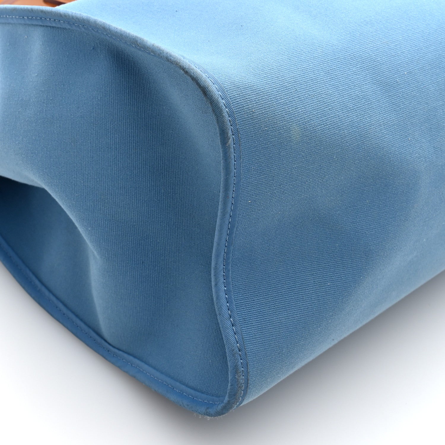 Hermes Toile Vache Hunter Herbag Zip 39 MM Bleu Izmir Natural 10 of 12