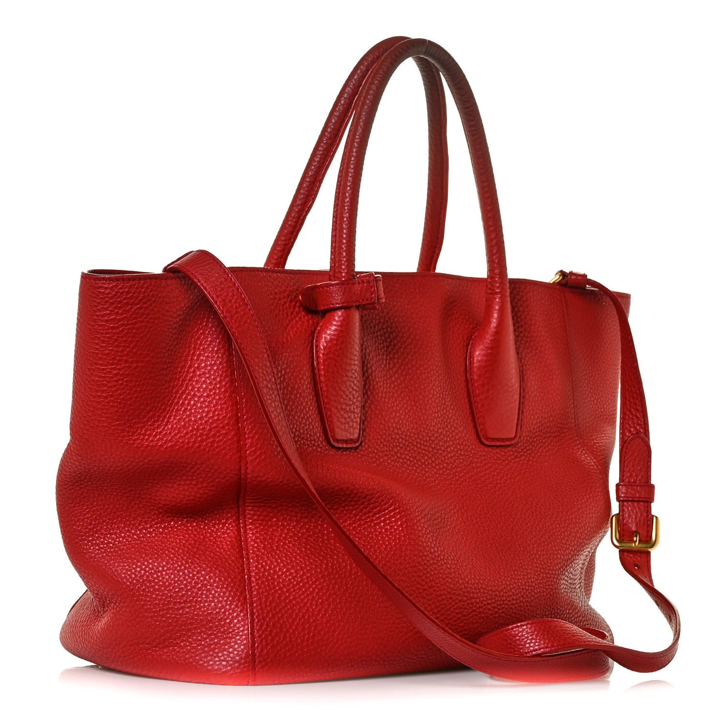 Vitello Daino Tote Rosso