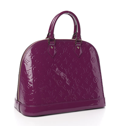 Louis Vuitton Vernis Alma MM Amethyste 3 of 10