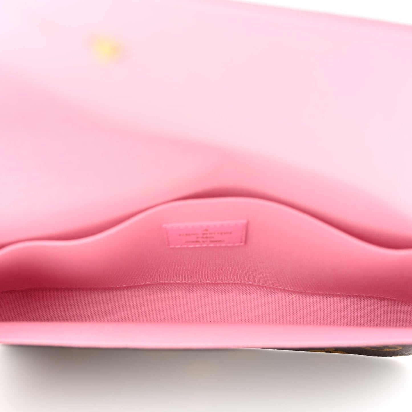 Monogram 2022 Christmas Animation Paris Pochette Felicie Chain Wallet Pink