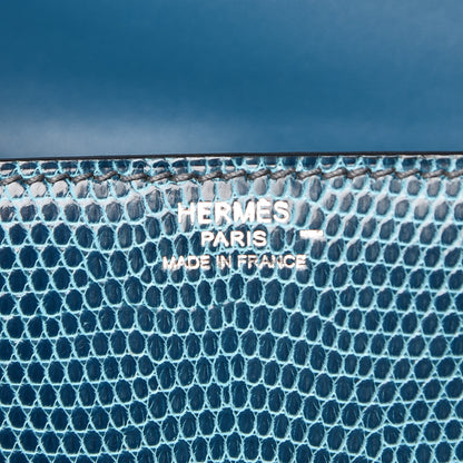 Hermes Lizard Egee Clutch Petrole 6 of 11