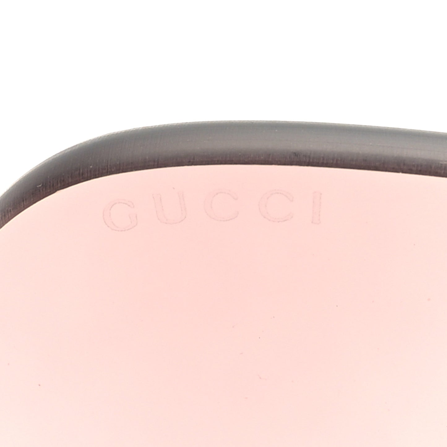 Rimless Sunglasses GG0352S Gold Flash Pink