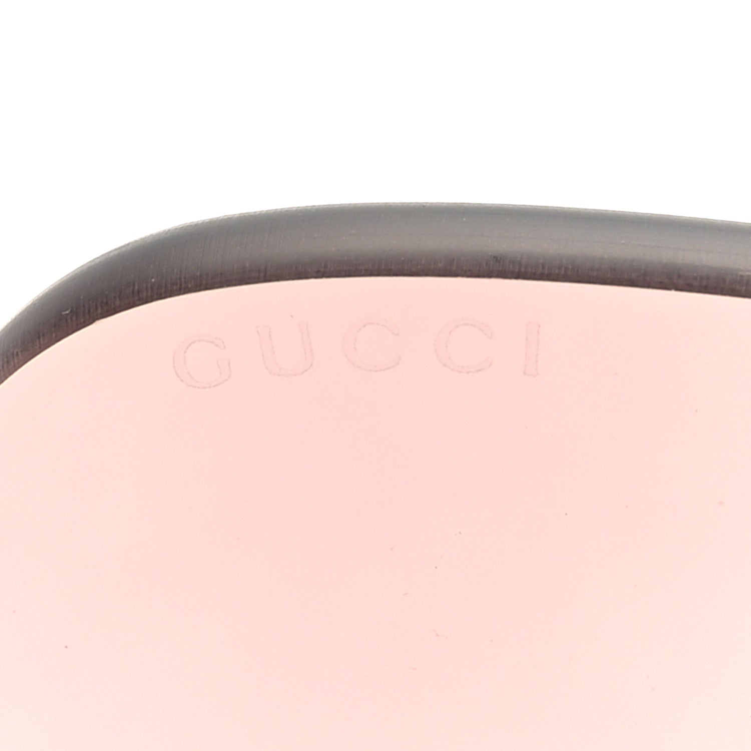 Gucci Rimless Sunglasses GG0352S Gold Flash Pink 8 of 9