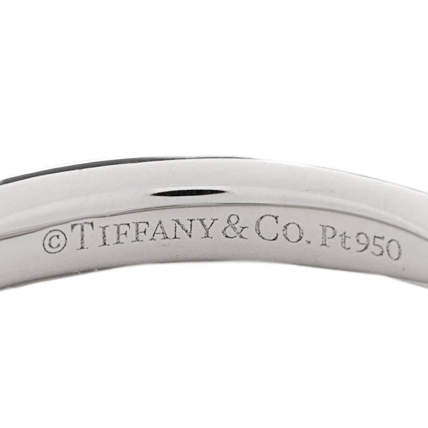 Tiffany Platinum Diamond Harmony Bead-set Band Ring 54 7 4 of 5