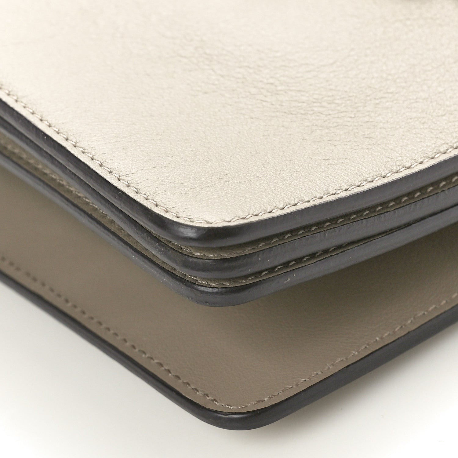 Chloe Calfskin Suede Medium Faye Shoulder Bag Motty Grey 10 of 10