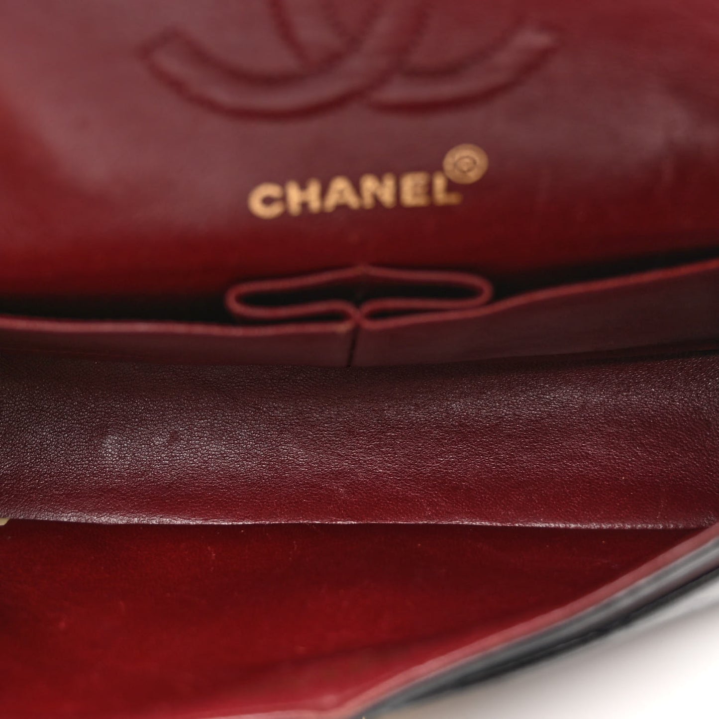 Lambskin Quilted Small Double Flap Black