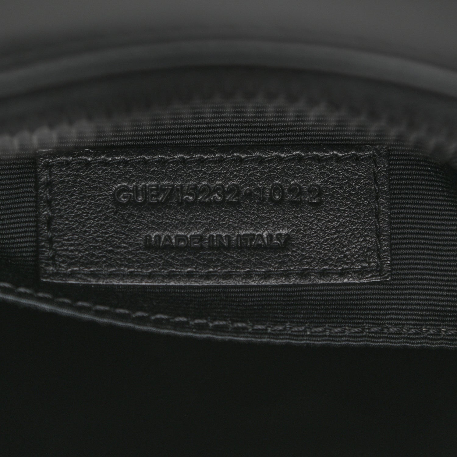 Saint Laurent Calfskin Matelasse Monogram Monochrome Lou Camera Bag Black 7 of 10