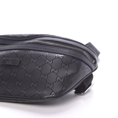 Gucci Imprime Monogram Belt Bag Black 9 of 10