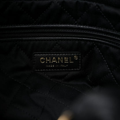 Chanel Shiny Caviar Quilted Monochrome Chanel 22 Black 7 of 11