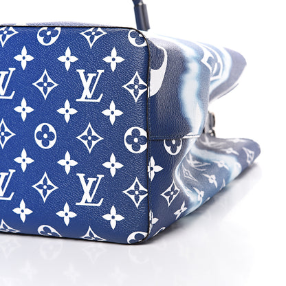 Louis Vuitton Monogram Escale Neonoe MM Blue 9 of 9