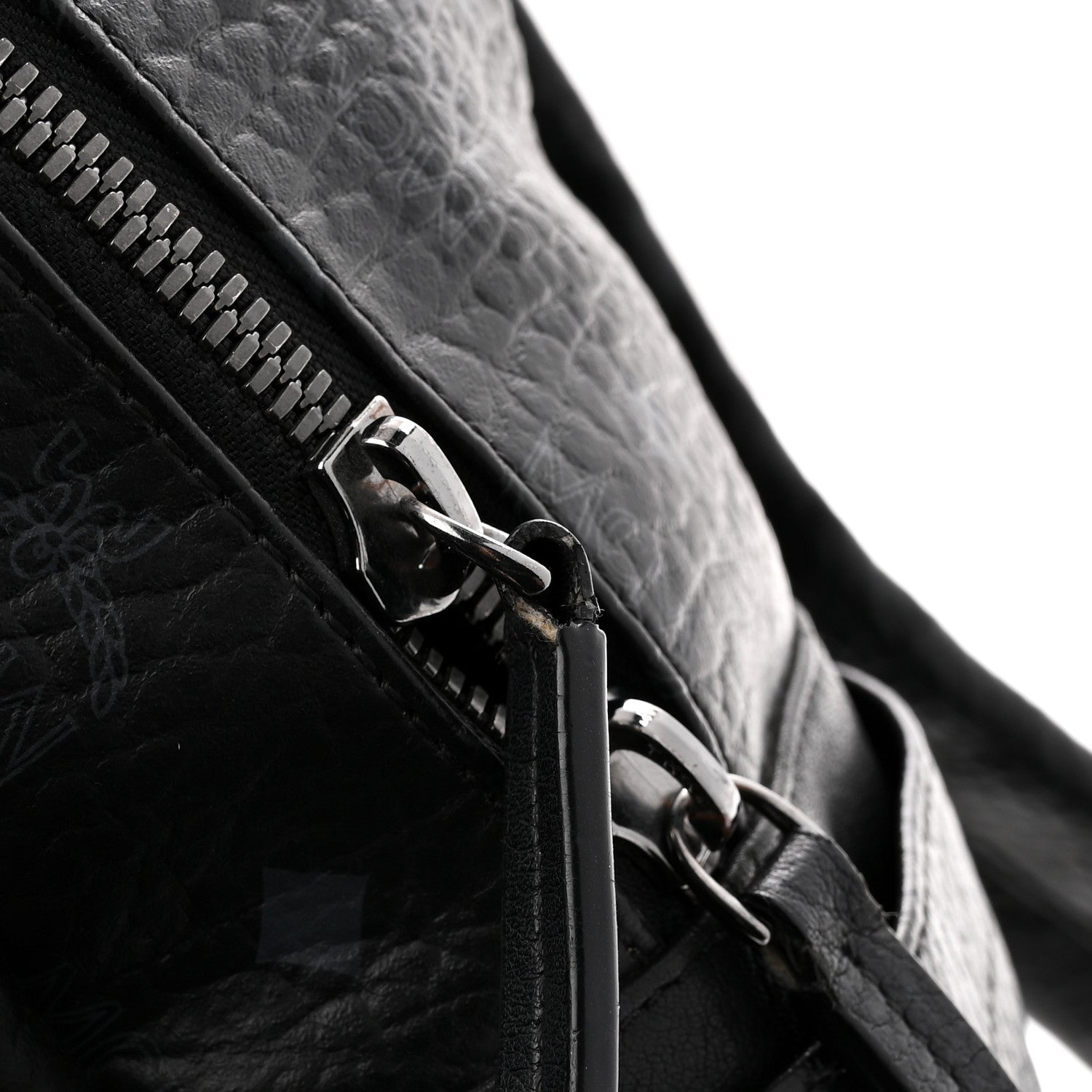 MCM Visetos Studded Medium Dual Stark Backpack Black 11 of 13