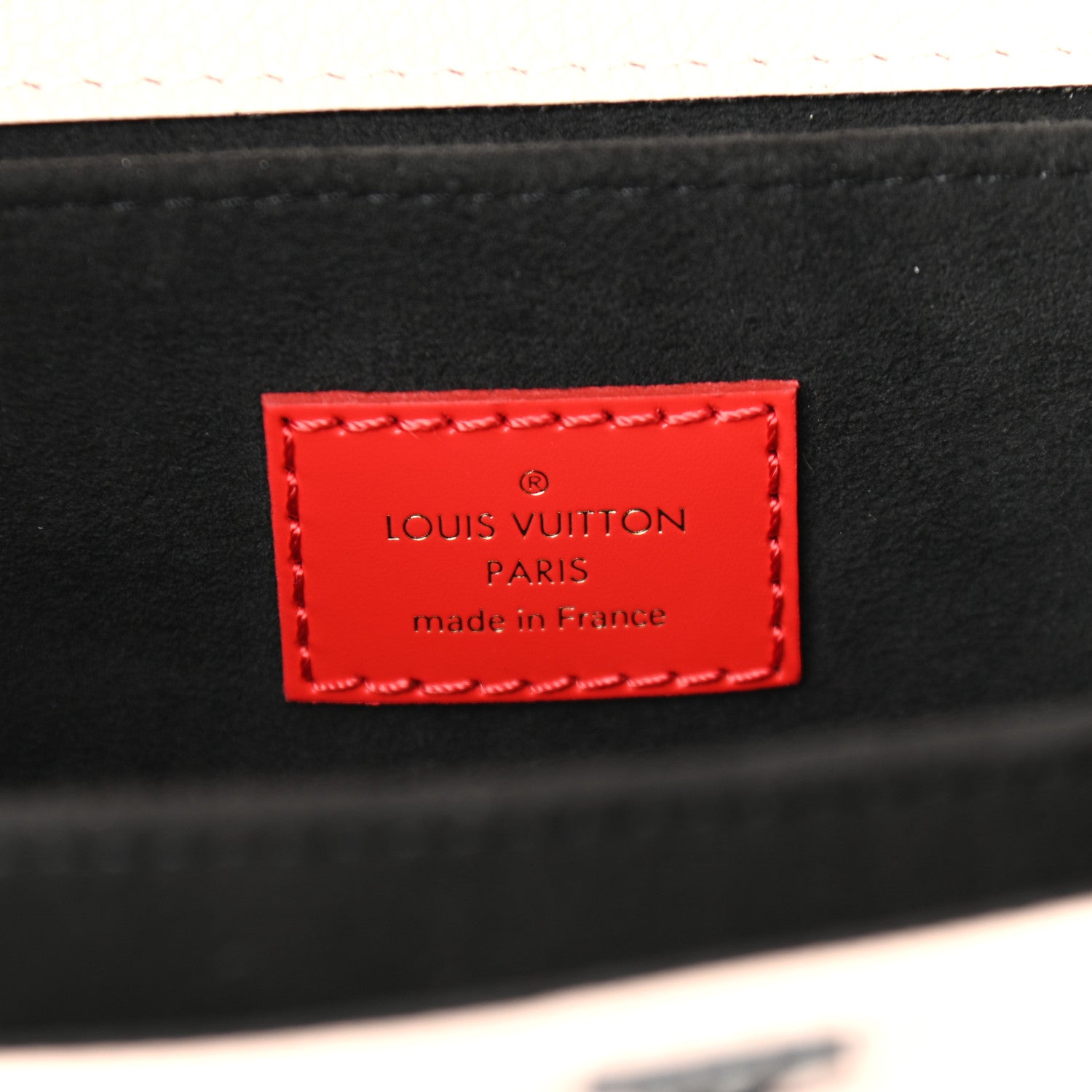 Louis Vuitton Empreinte Monogram Giant Crafty Pochette Metis Creme Black 6 of 9