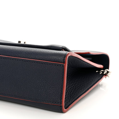 Louis Vuitton Soft Calfskin My Lockme Chain Bag BB Marine Rouge 10 of 12